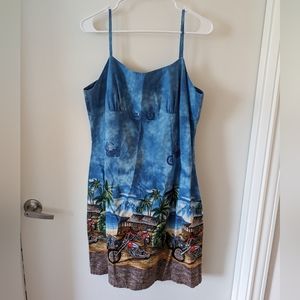 DONATING FRIDAY KYs Vintage Hawaiian Motorcycle Dress
